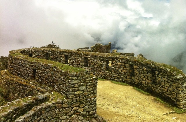 Inca trail Inca ruins