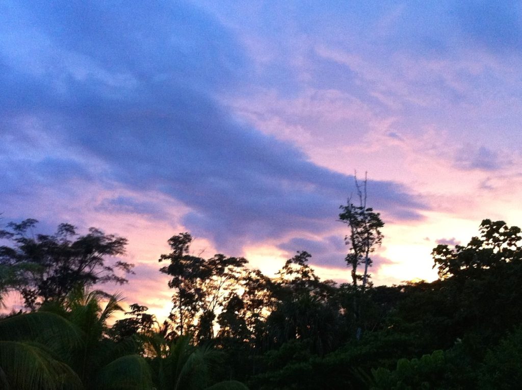 Peru Amazon sunset
