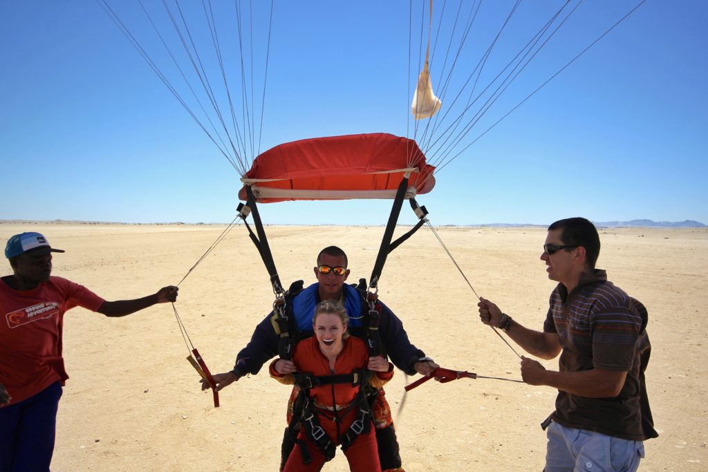 Skydiving Swakopmund Namibia