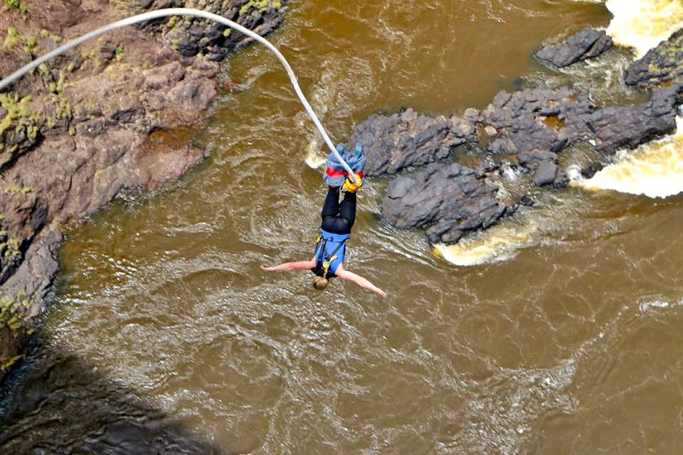 Bungee jumping Victoria Falls