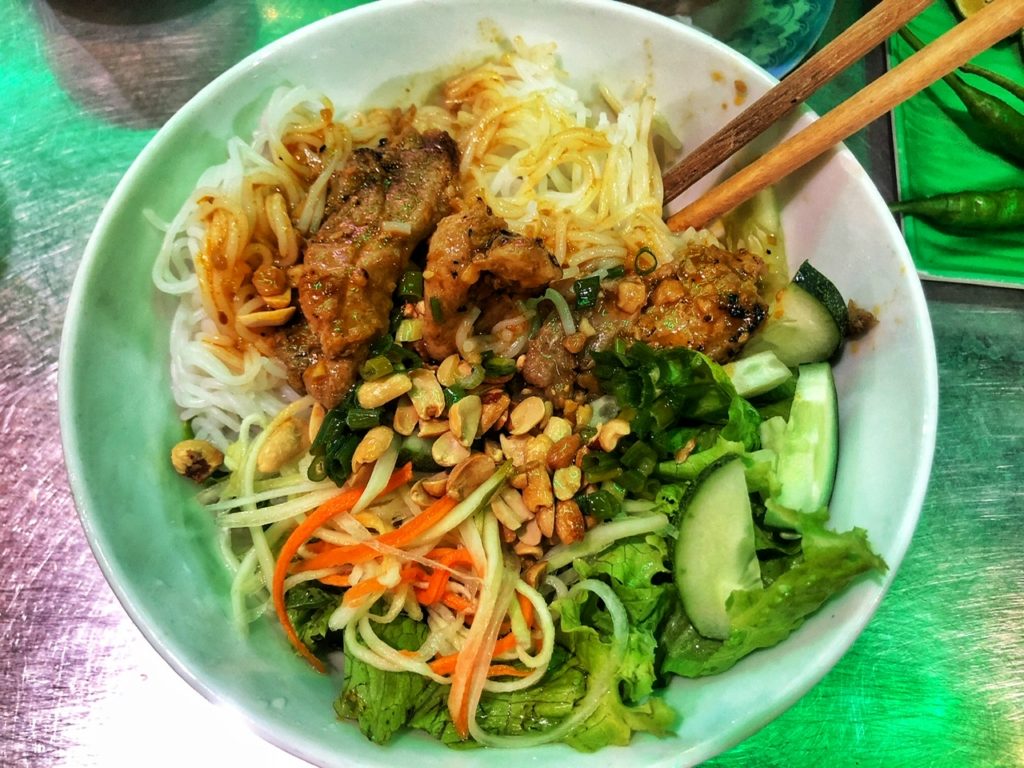 Bun Thit Nuong vietnamese food