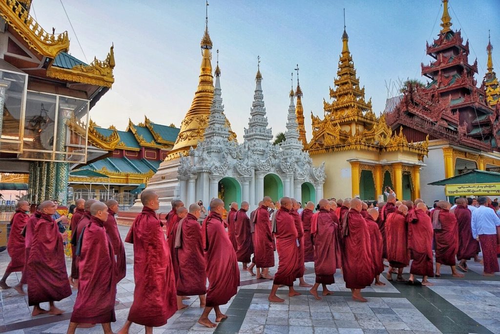 Shwedagon Pagoda Yangon Myanmar