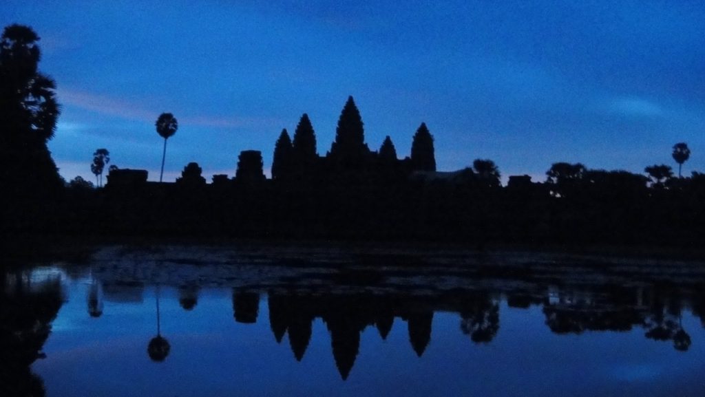 Angkor Wat at dark